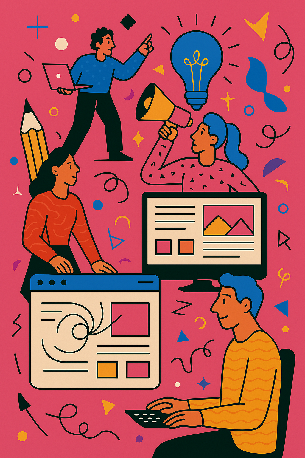 Contact Illustration